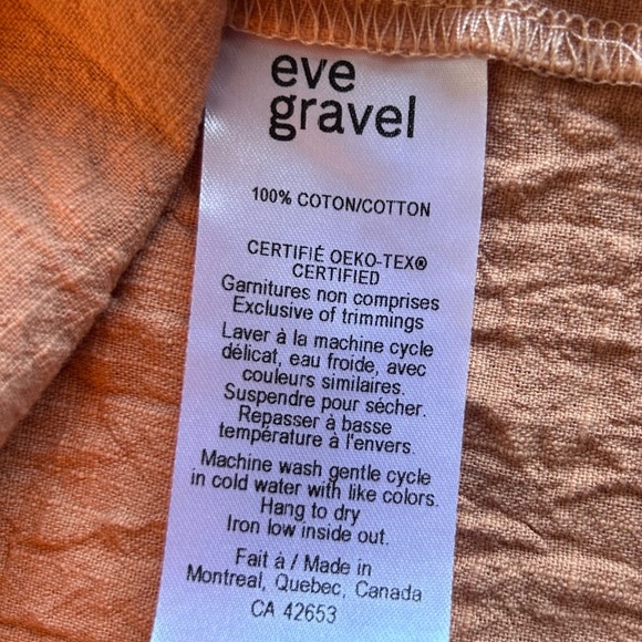 Eve Gravel Astrae Mini Cutout Dress Peach Blossom Tan XL - Picture 11 of 12